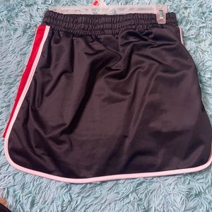 Black, red and white skirt
